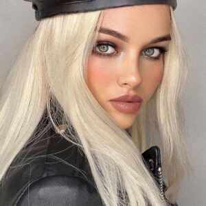 Corva Leather Beret